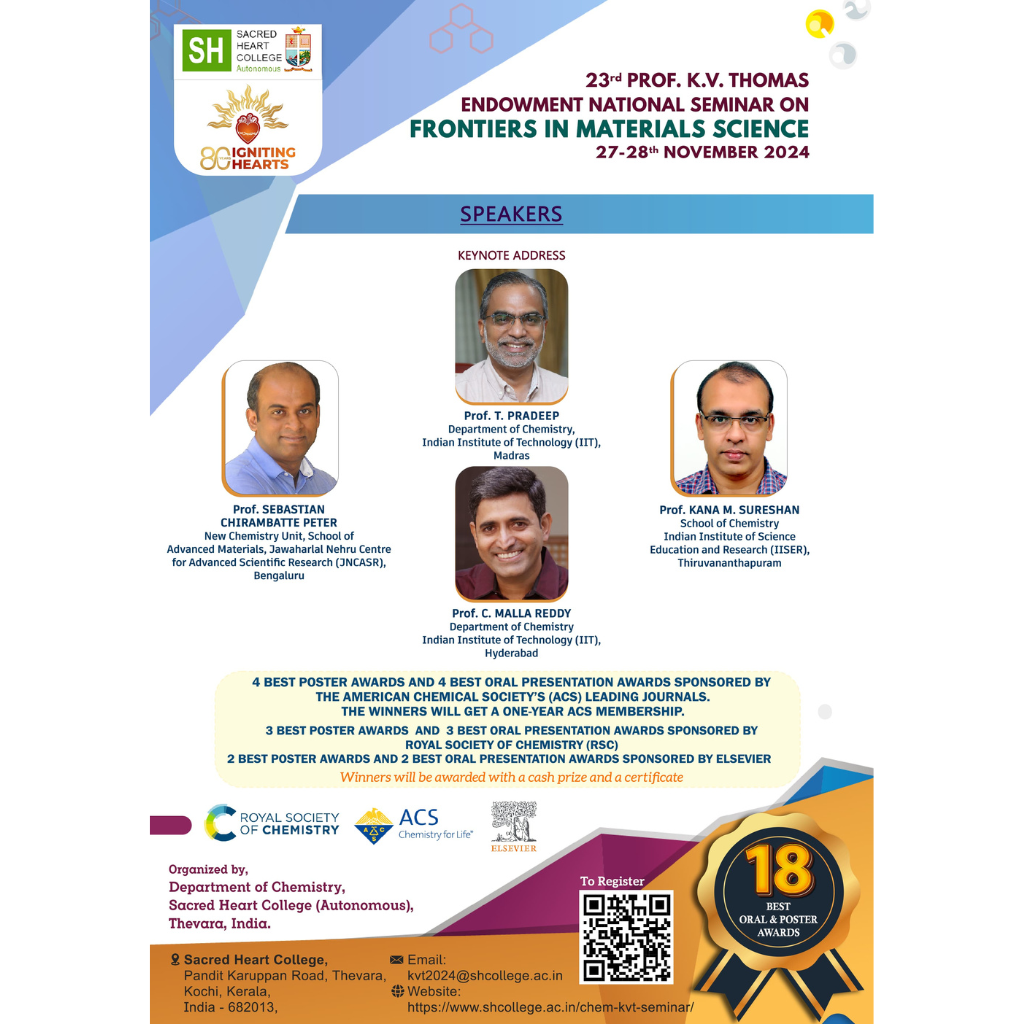 23rd Prof. K.V. Thomas Endowment National Seminar on Frontiers in Materials Science